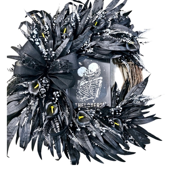 Tarot Card Halloween wreath - Picture 2 of 13